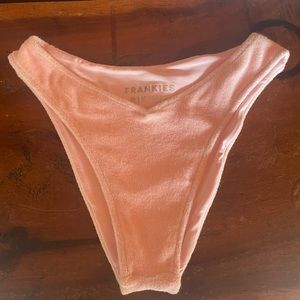 Baby pink frankies bikinis Terry bottom
